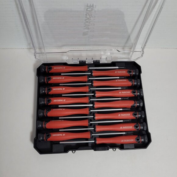 Parkside Precision Screwdriver Slotted & Cross-Head Set Non Slip Handle - Picture 5 of 8